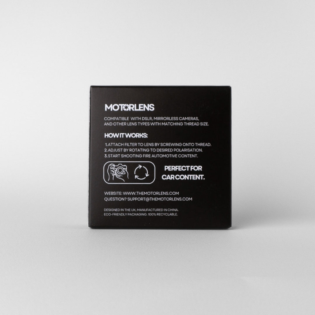 PRO Polarising Filter For Camera