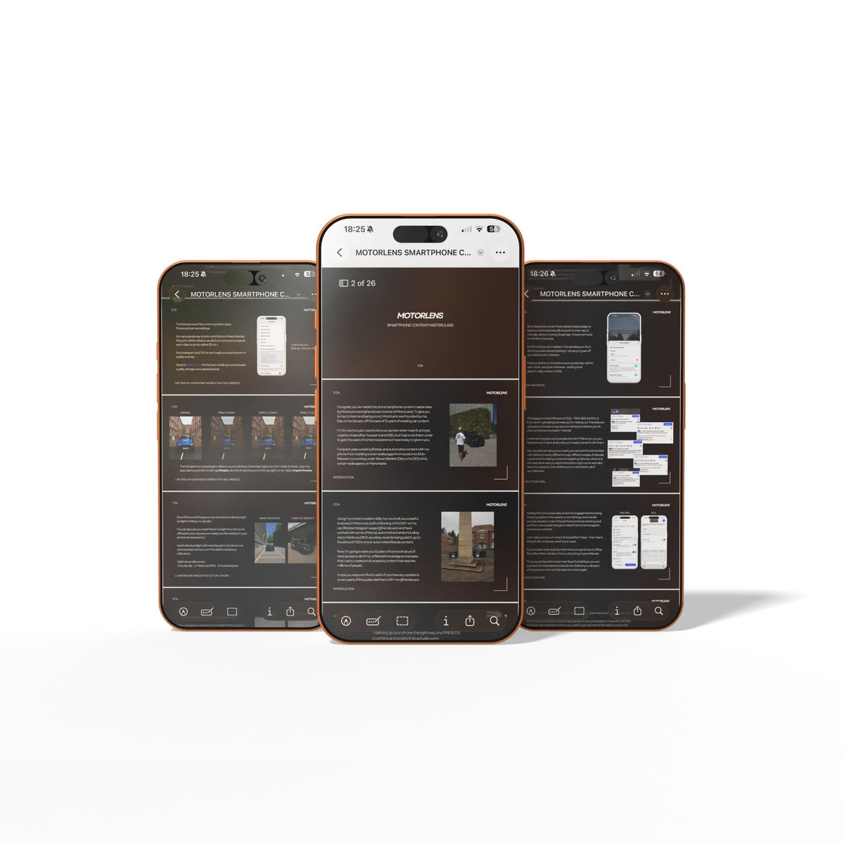 MotorLens Phone Camera & Content Masterclass (Free Presets Included)